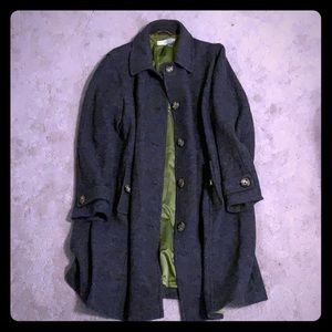 Boden Boiled Wool Long Coat, Grey